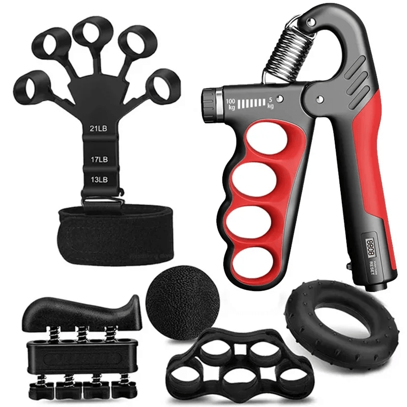 Treine para Construção Muscular, Expansor de Pulso, Resistência Ajustável, Fitness