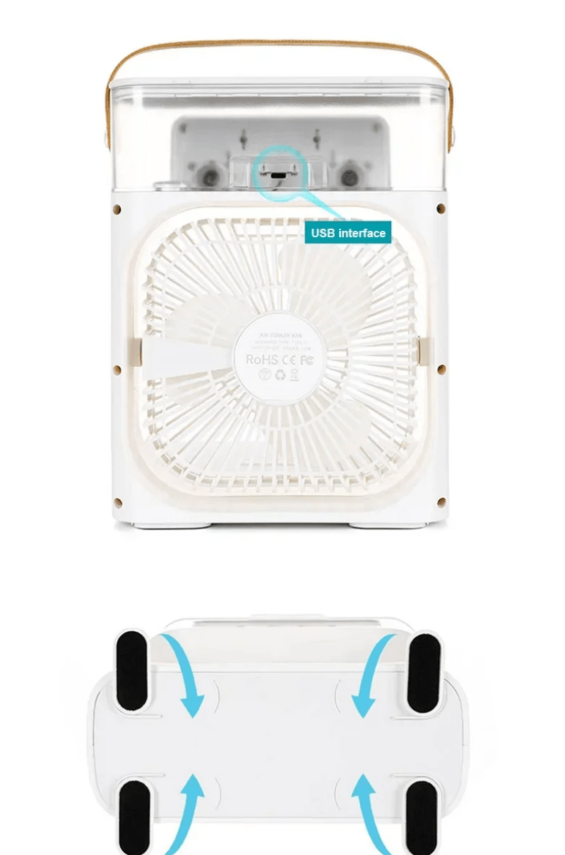 Ventilador portátil de ar condicionado