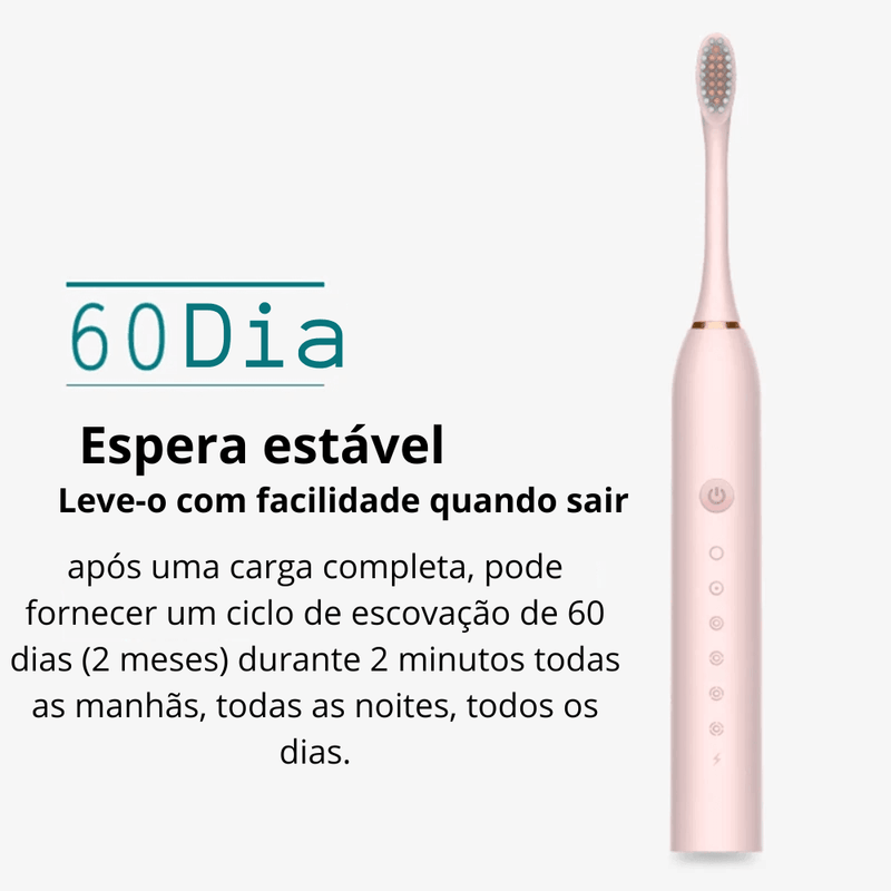 Escova de Dentes Elétrica Ultrassônica