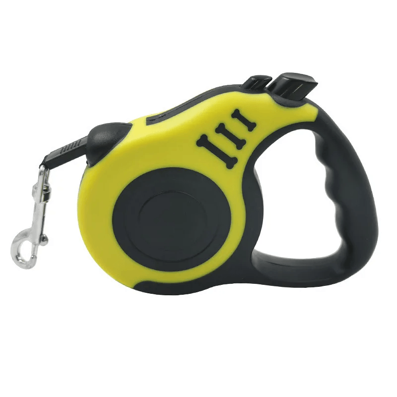 Trela retrátil para cães pequenos médios e grandes, corda de tração automática, cinto, produto flexível, 3 m, 5 m