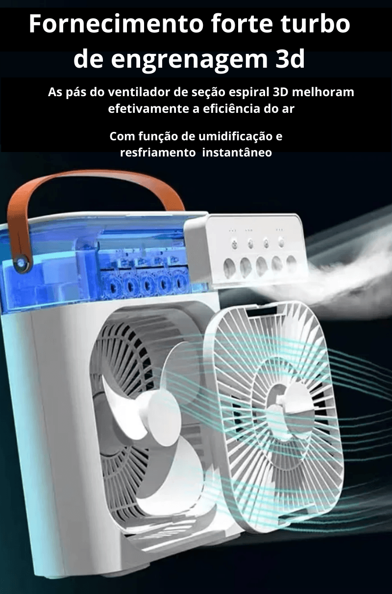 Ventilador portátil de ar condicionado