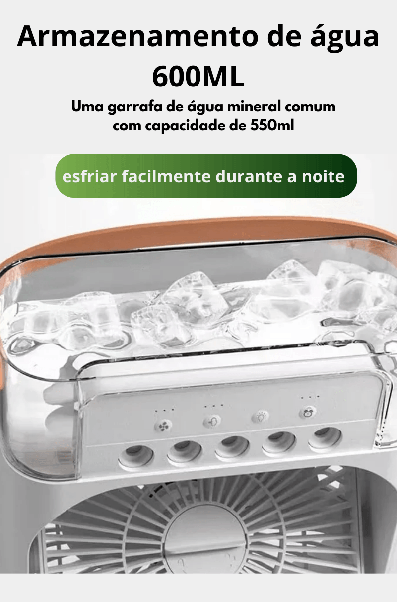 Ventilador portátil de ar condicionado