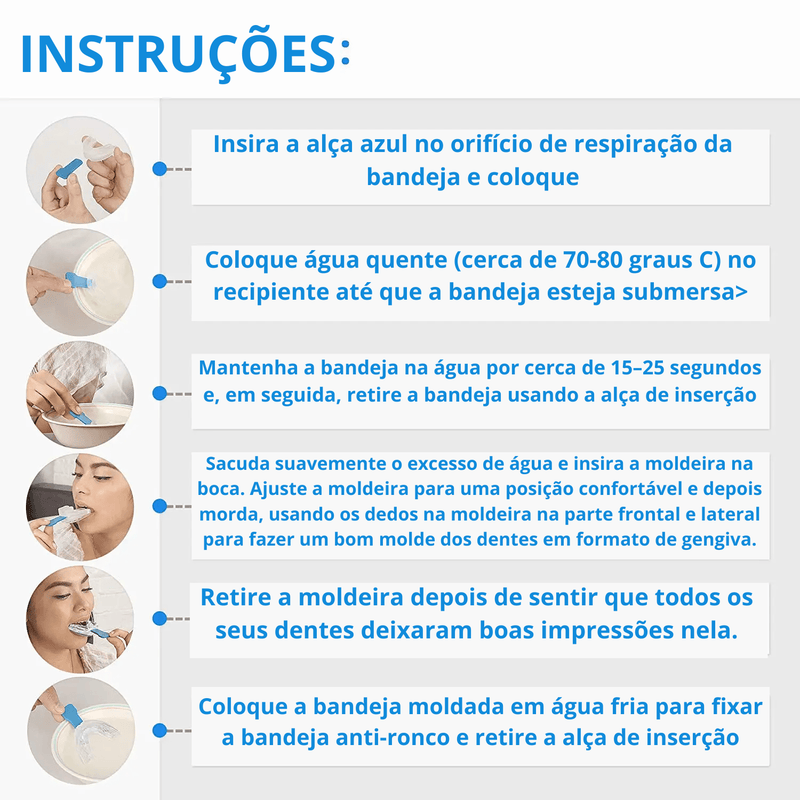 Anti ronco Bruxismo protetor bucal, Bruxismo dos dentes, Apneia do sono, Dispositivo para parar o ronco