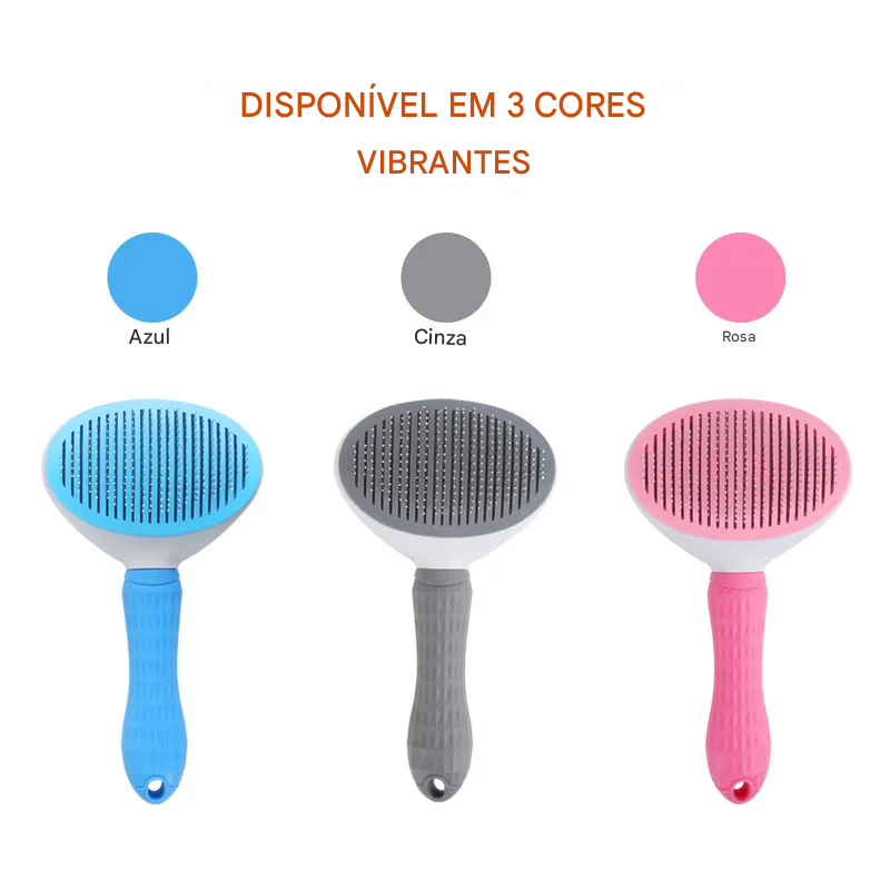 Escova para Cães e Gatos,  Limpeza Automática, Removedor de Pelo para Animais de Estimação